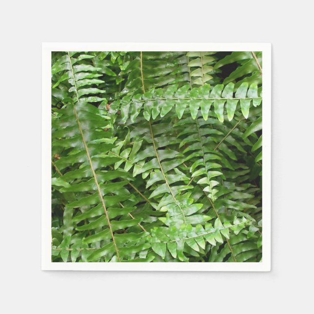 Außengrenzen I Grüne Natur Serviette (Vorderseite)