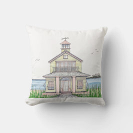 Außenkissen 16x16 Strandhaus-Kissen Kissen