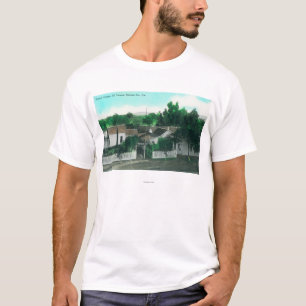 Außenluftaufnahme der französischen Hütte T-Shirt
