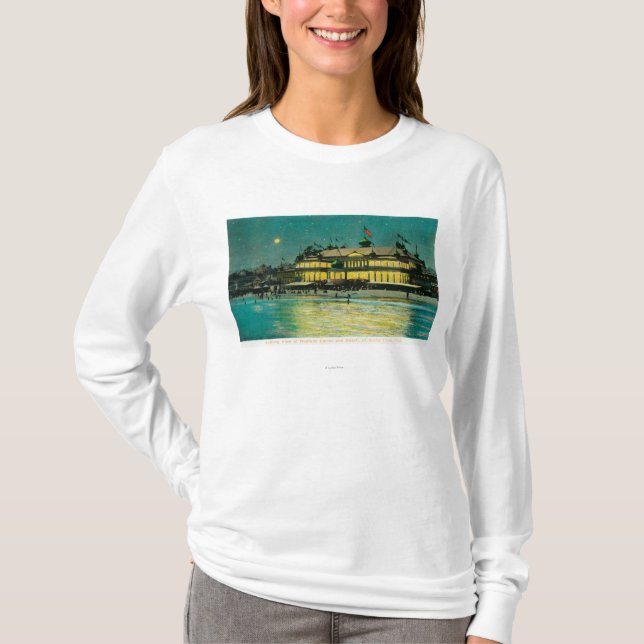 Außennachtansicht des Neptun-Kasinos u. T-Shirt (Vorderseite)