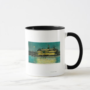 Außennachtansicht des Neptun-Kasinos u. Tasse