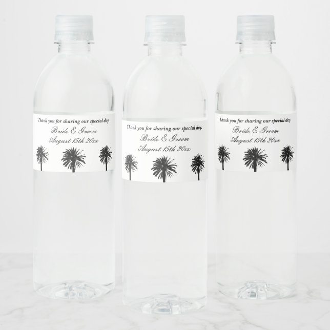 Außenpalmenverheiratung Wasserflaschen (Flaschen)