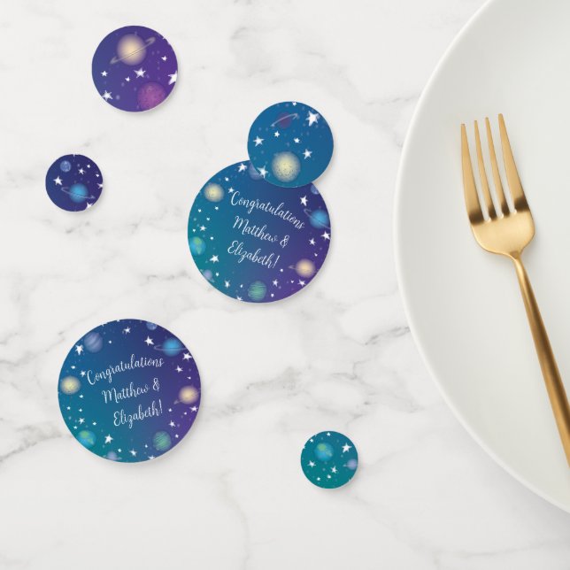 Außenraum Kinderdusche Galaxie Konfetti (Gruppe)