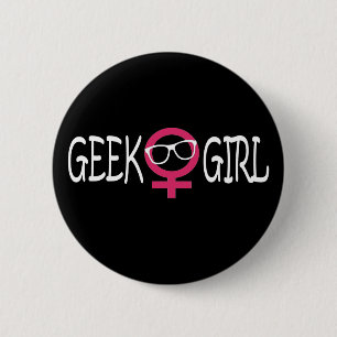 Aussenseiter-Mädchen Button