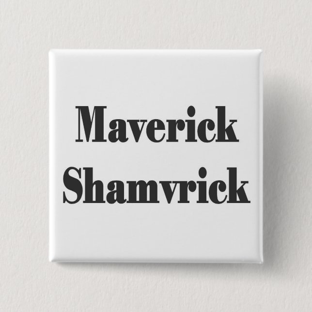 Außenseitershmavrick Button (Vorderseite)