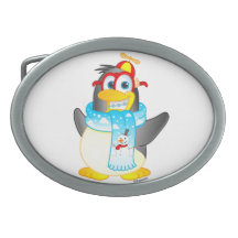 Aussenseiterwobble-Pinguin-Gürtelschnalle