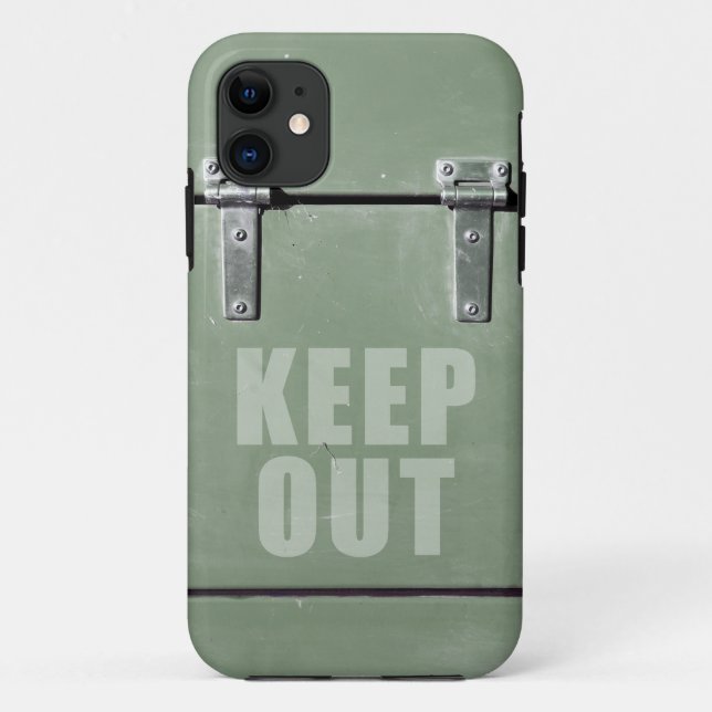 Außentür aus Metall behalten Case-Mate iPhone Hülle (Rückseite)