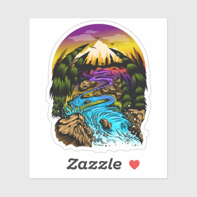 Außenwelt Aufkleber (Blatt)