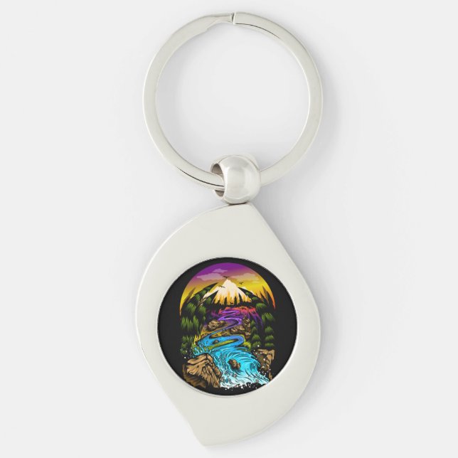 Außenwelt Schlüsselanhänger (Vorderseite)