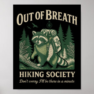 Außer Atem Wandergesellschaft Design Tank Top Poster