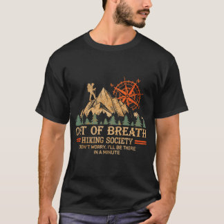 Außer Atem Wanderverein Geschenk Familie T-Shirt