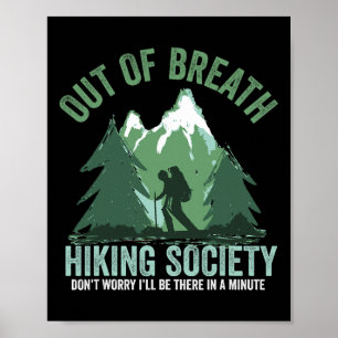 Außer Atem Wanderverein Lustiger Bergwanderer  Poster