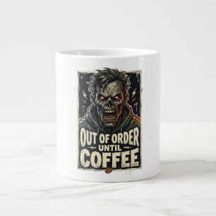 Außer Betrieb bis Kaffe Zombie Design Jumbo-Tasse