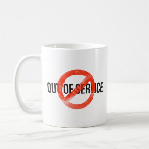 Außer Betrieb   Klassischer Kaffeebecher mit auffä Kaffeetasse