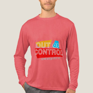 Außer Kontrolle – Fette Typografie Statement Desig Tri-Blend Shirt