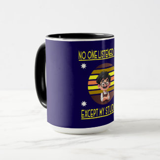 Außer meinen Studenten hörte mir niemand zu Tasse
