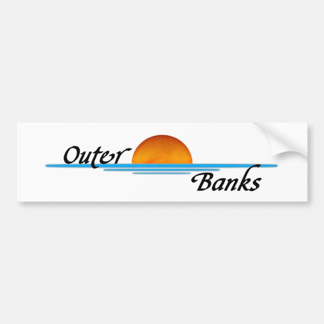 Äußere Banken Autoaufkleber (Vorne)