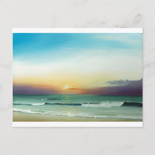 Äußere Banken Sunrise Postkarte (Vorderseite)