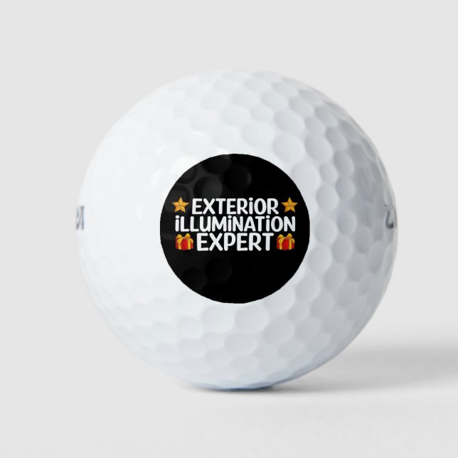 Äußere Belichtung Experte Weihnachtsbeleuchtung De Golfball (Vorderseite)
