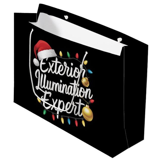 Äußere Belichtung Experte Weihnachtsbeleuchtung De Große Geschenktüte (Vorderseite Schrägansicht)
