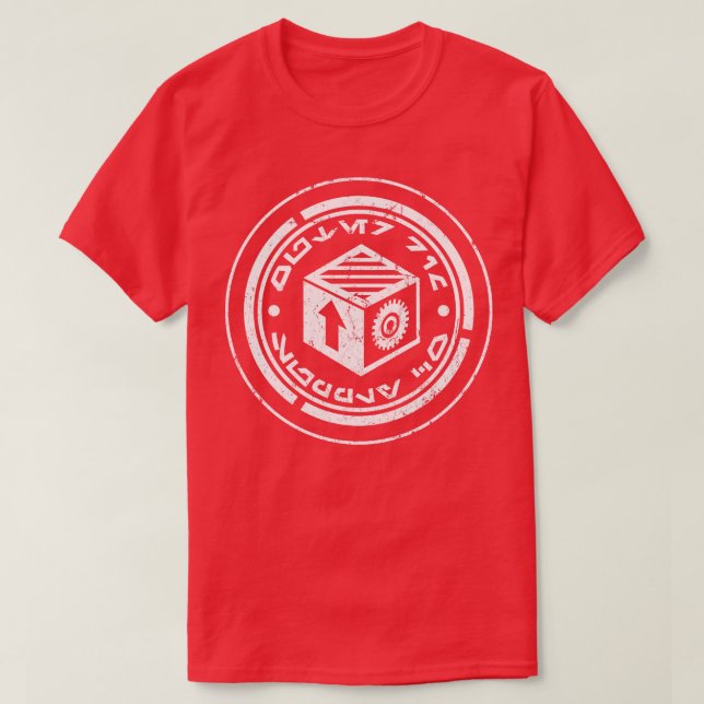 Äußere Vorratshaltungsanlage T-Shirt (Design vorne)