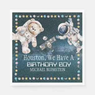 Äußere Weltraumzeitschrift Napkins Serviette