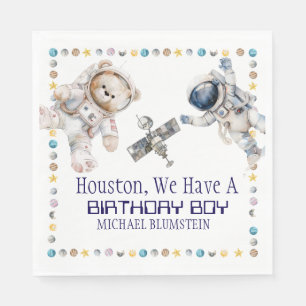 Äußere Weltraumzeitschrift Napkins Serviette