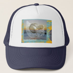 Äußerer Bank-North Carolina-Seashell u. Brandung Truckerkappe