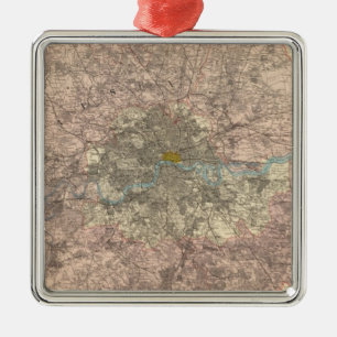 Äußeres London Ornament Aus Metall