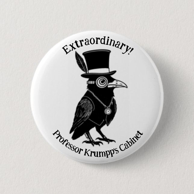 Außergewöhnlich! großer Knopf Button (Vorderseite)