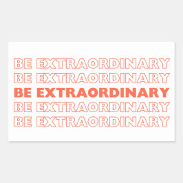 außergewöhnlich rechteckiger aufkleber