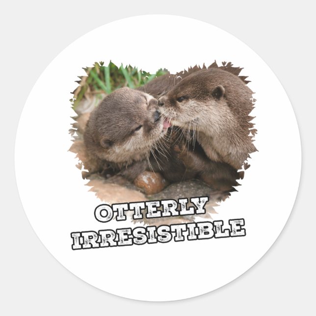 Außergewöhnlich unwiderstehlicher Charme Runder Aufkleber (Vorderseite)