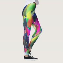 Außergewöhnliche Farbstoffe in abstrakten und schm Leggings