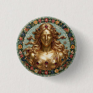 Außergewöhnliche Göttin Aphrodite 3 D Halskette Uh Button