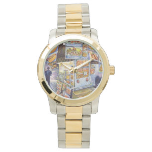 Außergewöhnliche künstlerische Arbeit Armbanduhr