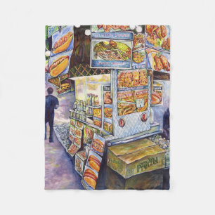 Außergewöhnliche künstlerische Arbeit Fleecedecke