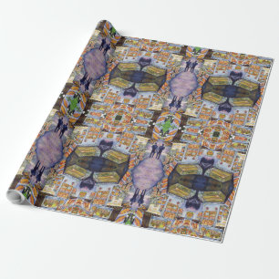 Außergewöhnliche künstlerische Arbeit Geschenkpapier