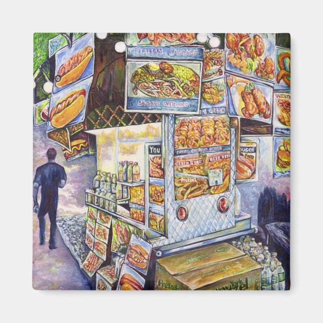 Außergewöhnliche künstlerische Arbeit Magnet (Vorne)