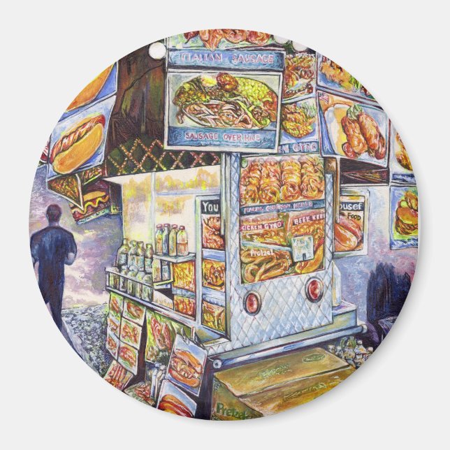 Außergewöhnliche künstlerische Arbeit Magnet (Vorne)