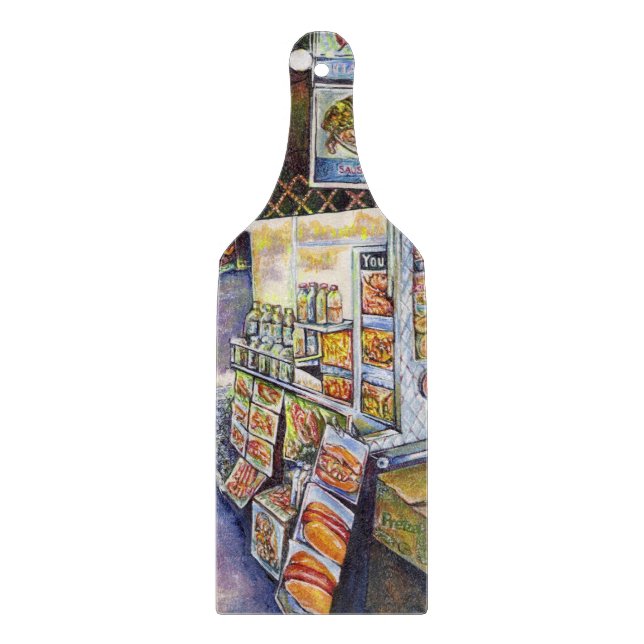 Außergewöhnliche künstlerische Arbeit Schneidebrett (Vorderseite)