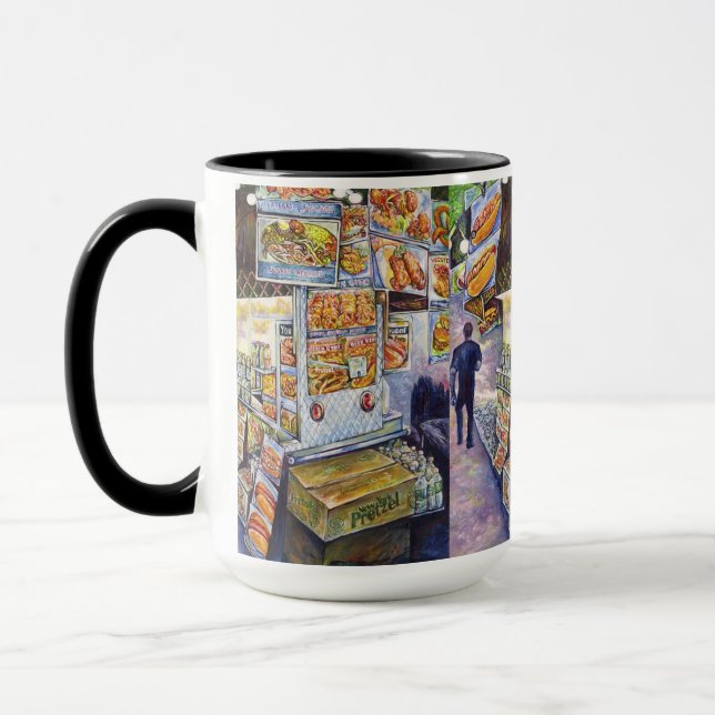 Außergewöhnliche künstlerische Arbeit Tasse (Links)
