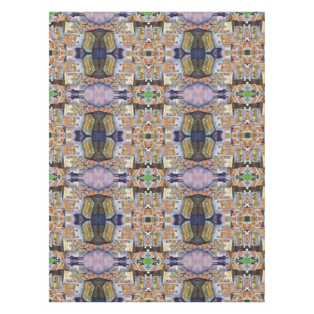 Außergewöhnliche künstlerische Arbeit Tischdecke (Vorderseite)