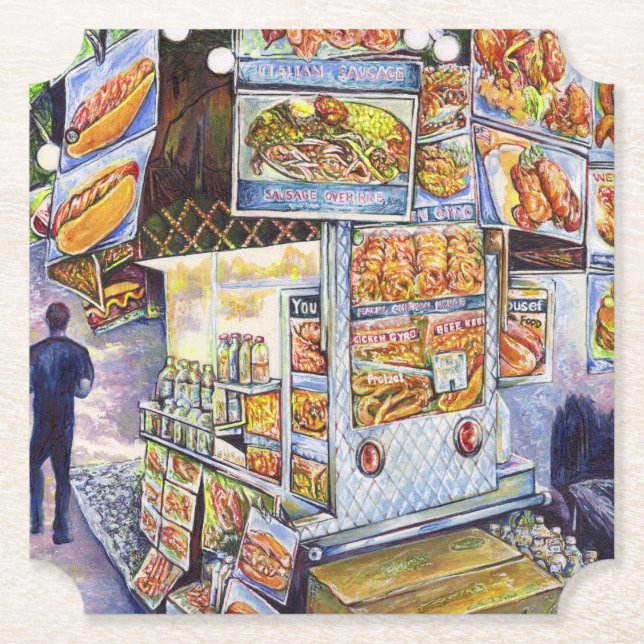 Außergewöhnliche künstlerische Arbeit Untersetzer (Vorderseite)