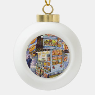 Außergewöhnliche künstlerische Arbeitsbelastung Keramik Kugel-Ornament