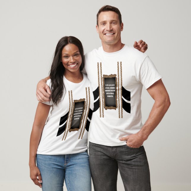 "Außergewöhnliche Momente der Liebe" T-Shirt (Unisex)