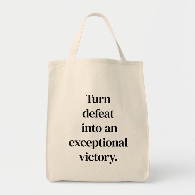 Außergewöhnliche Tote-Tasche für den Sieg Tragetasche (Vorne)