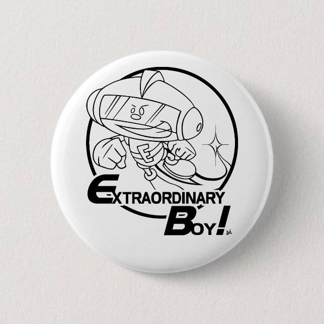Außergewöhnlicher Junge! Button (Vorderseite)