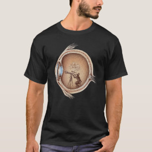 Außergewöhnliches Beobachtungs-Sehgeräusch-Anatomi T-Shirt
