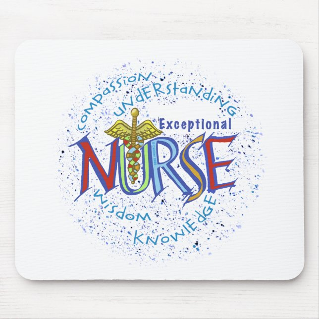 Außergewöhnliches Motto-individuelle Name-Mausklic Mousepad (Vorne)
