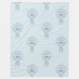 Außergewöhnliches spirituelles Symbol Muster 1 Fleecedecke